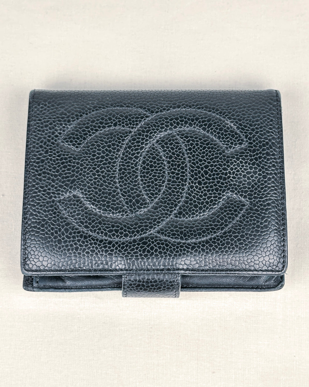 Chanel CC Black Caviar Wallet