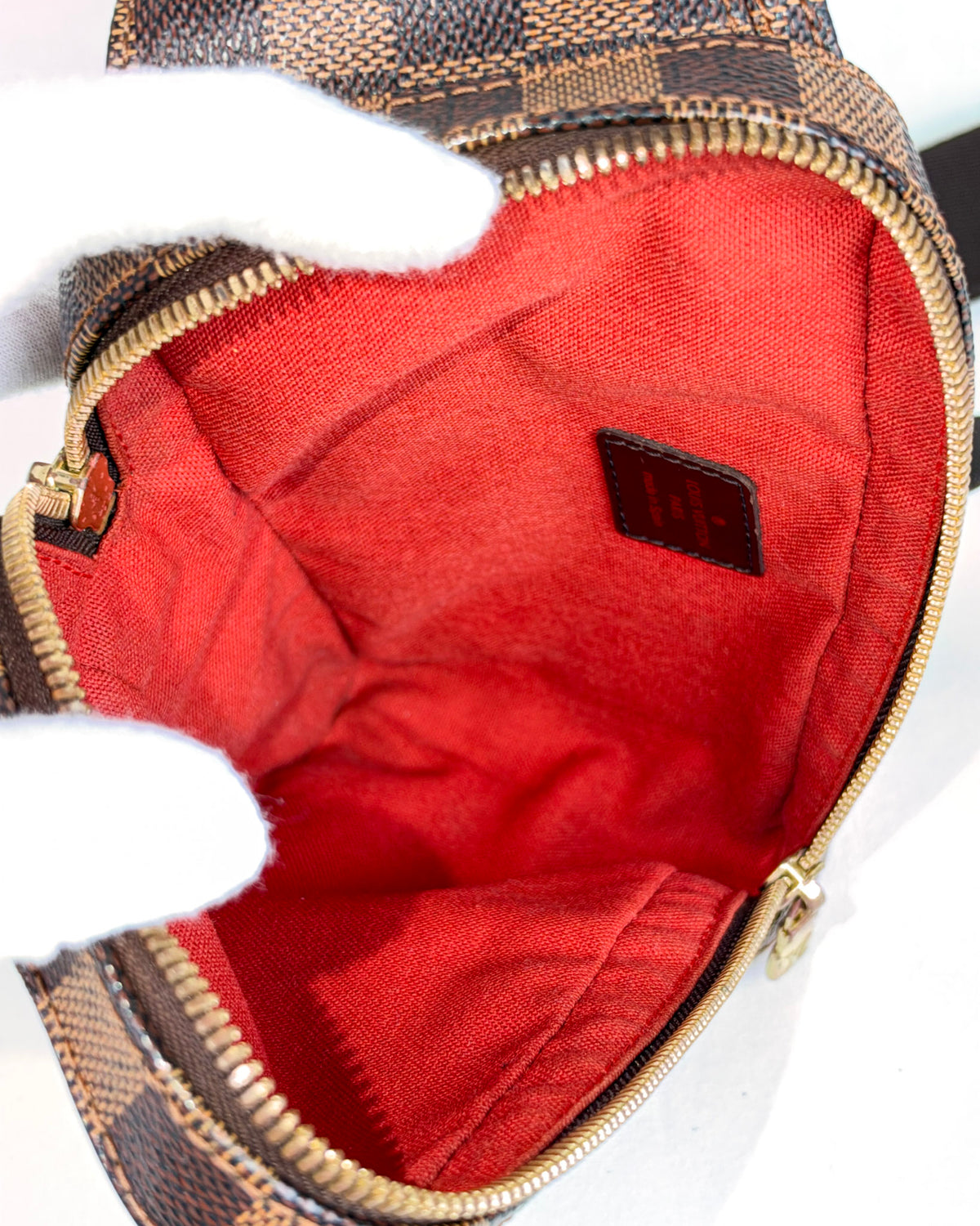 Louis Vuitton Geronimos Damier Ebene Canvas Sling Bag
