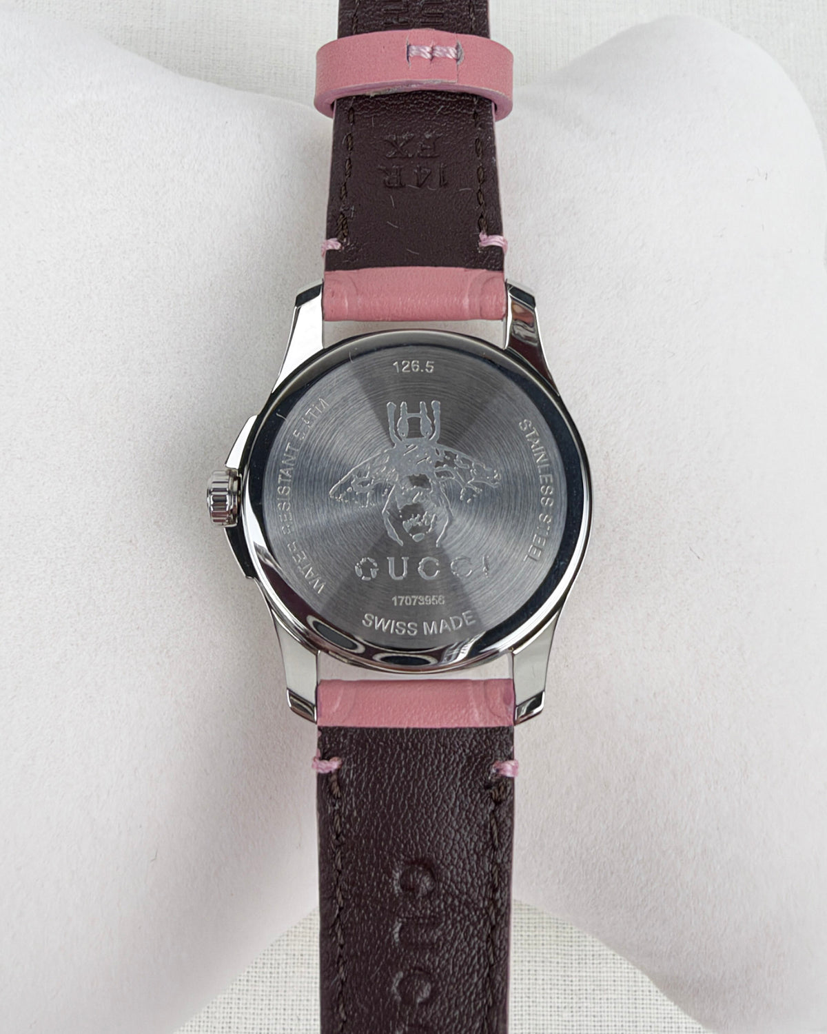Gucci G-Timeless YA126578 Quartz Watch – Pink Dial