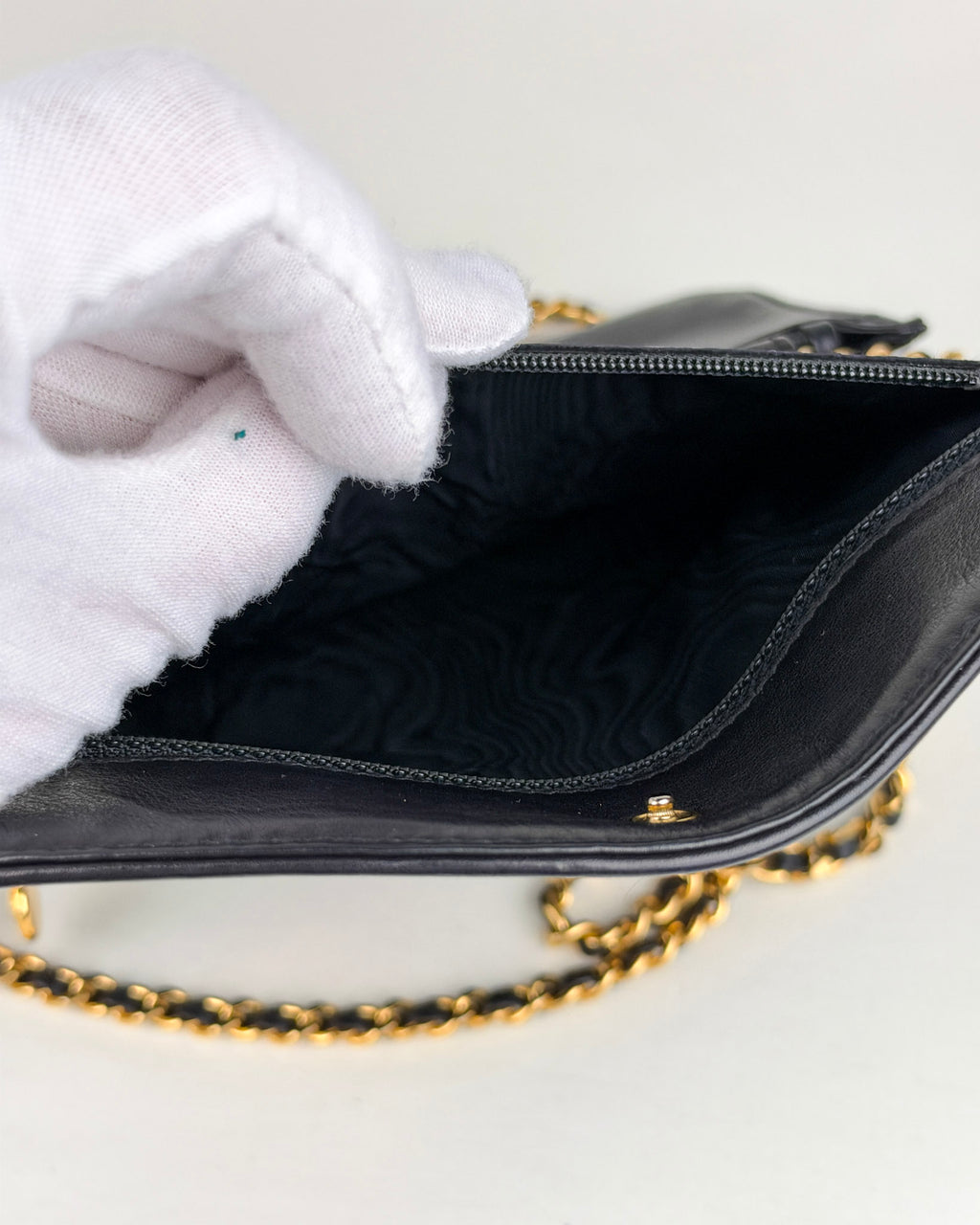 Chanel Vintage Series 3 Wallet on Chain Lambskin Bag – Black