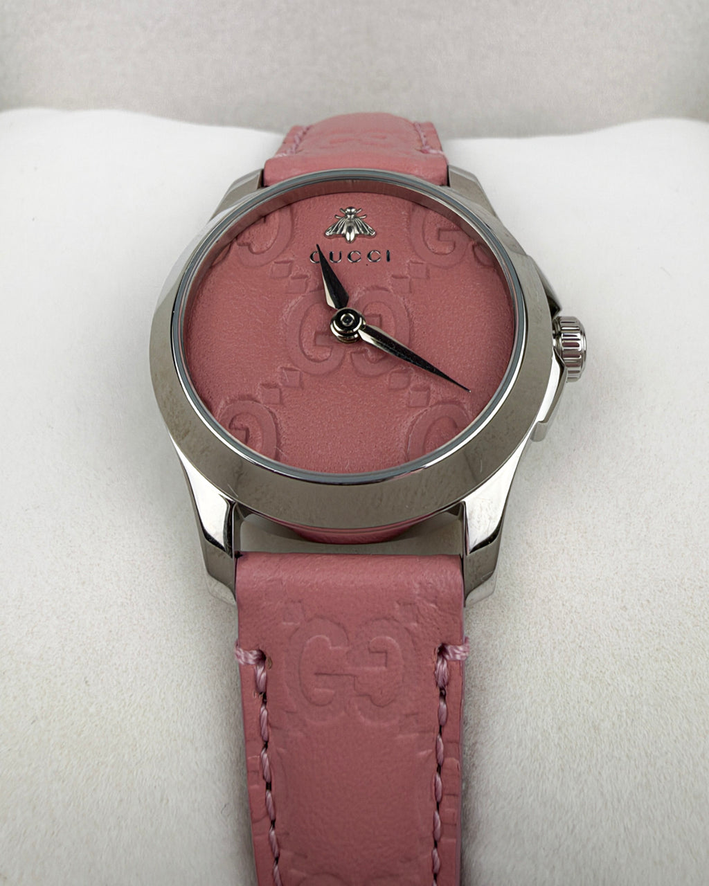 Gucci G-Timeless YA126578 Quartz Watch – Pink Dial