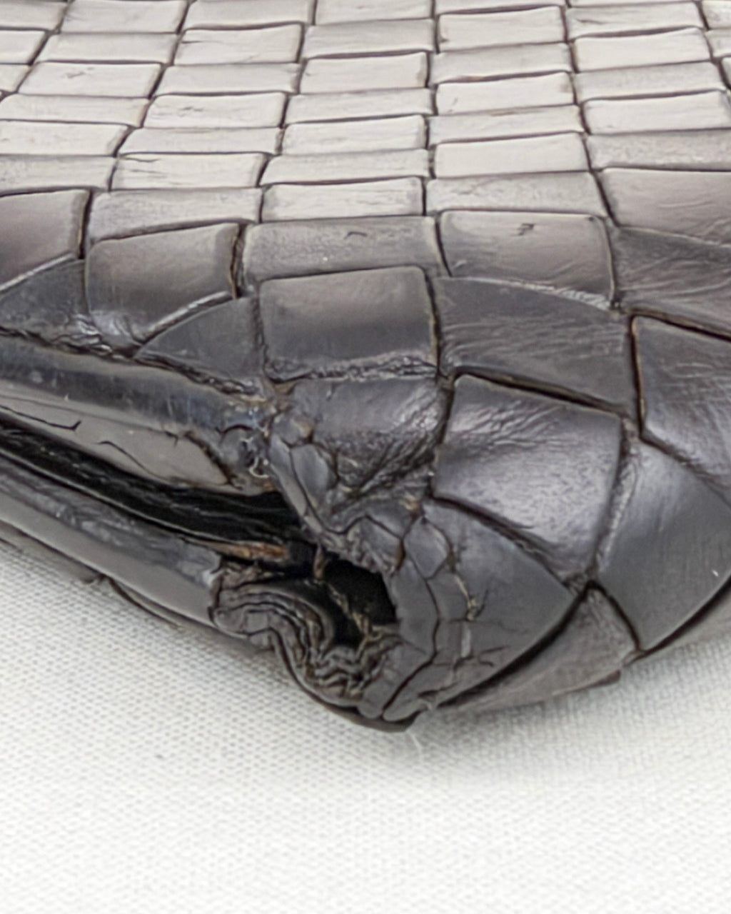 Bottega Veneta Intrecciato Bifold Black Leather Wallet
