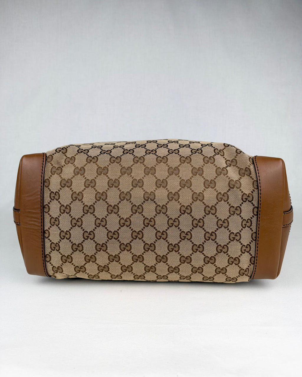 Gucci GG Canvas Craft Large Tote Bag – Brown