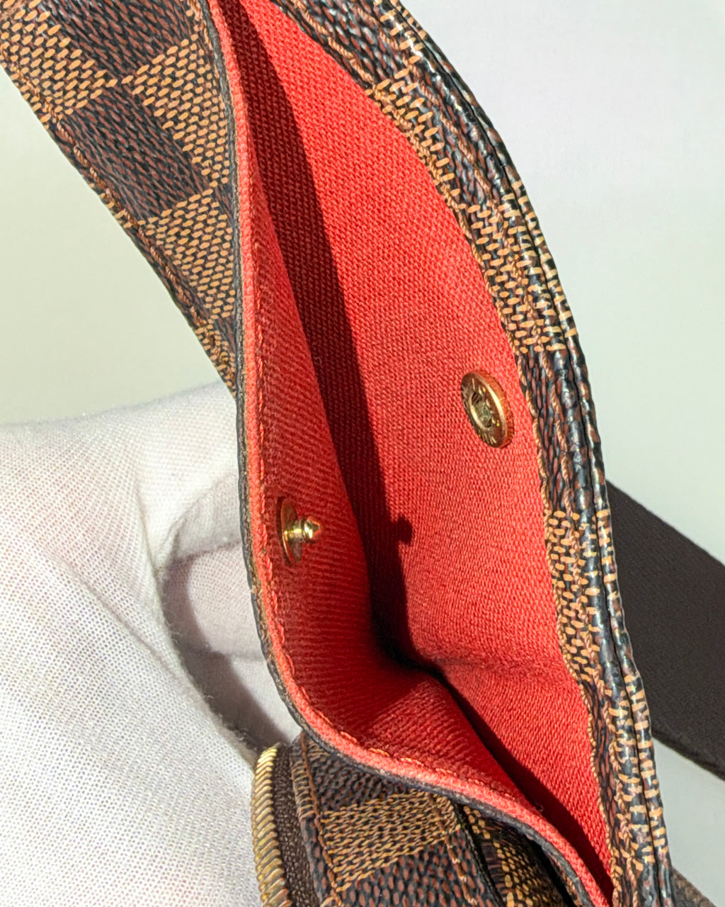 Louis Vuitton Geronimos Damier Ebene Canvas Sling Bag