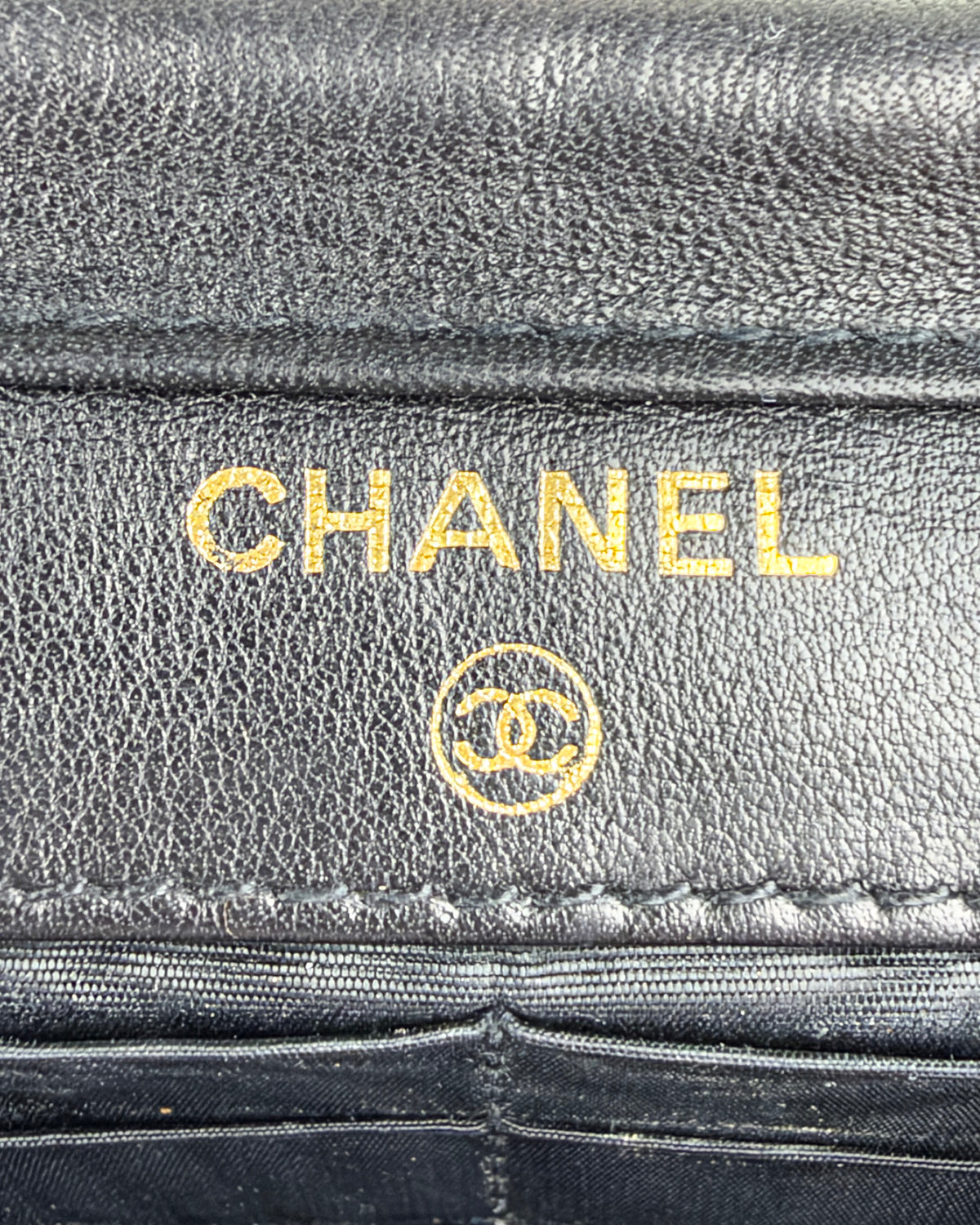 Chanel Vintage Series 3 Wallet on Chain Lambskin Bag – Black