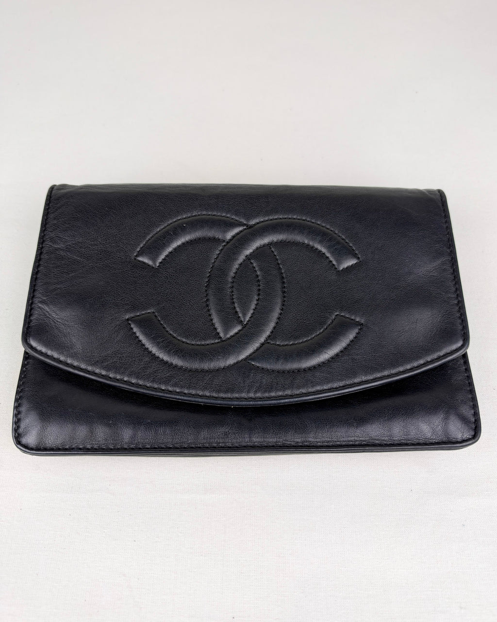 Chanel Vintage Series 3 Wallet on Chain Lambskin Bag – Black