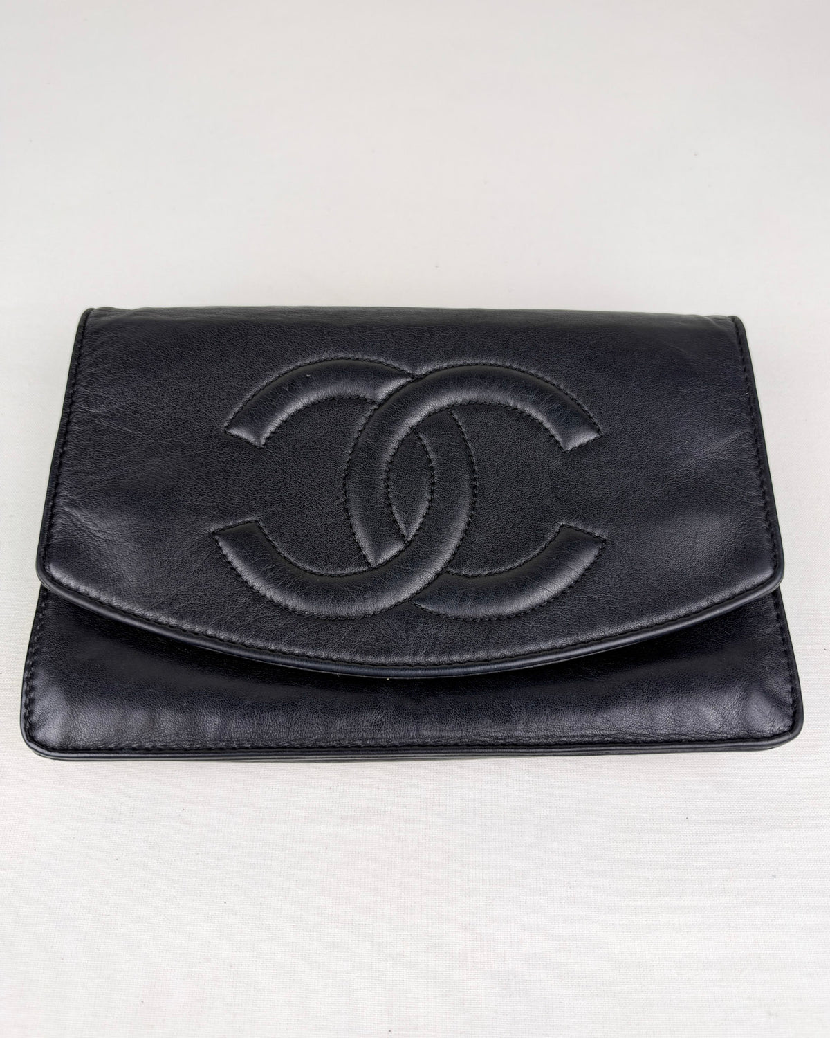 Chanel Vintage Series 3 Wallet on Chain Lambskin Bag – Black