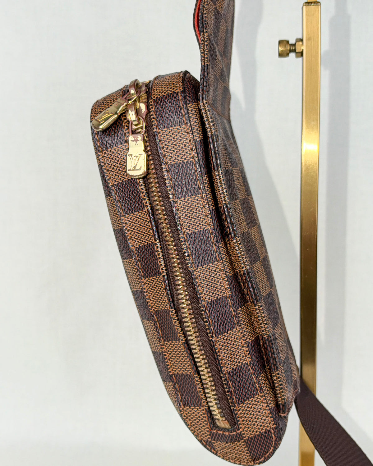 Louis Vuitton Geronimos Damier Ebene Canvas Sling Bag