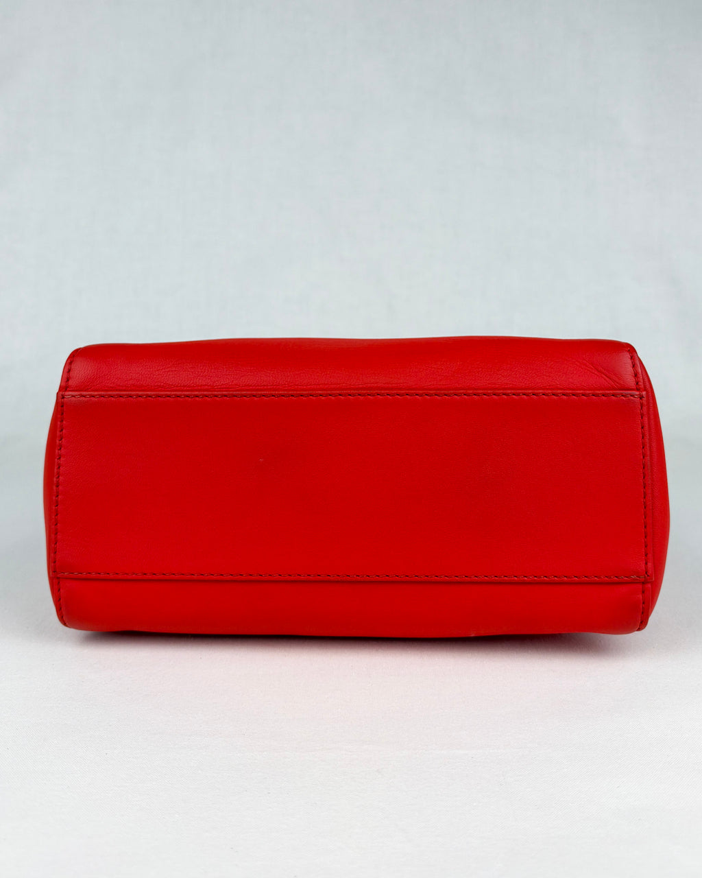Fendi Peekaboo Iconic Mini Nappa Leather Handbag – Flame Red