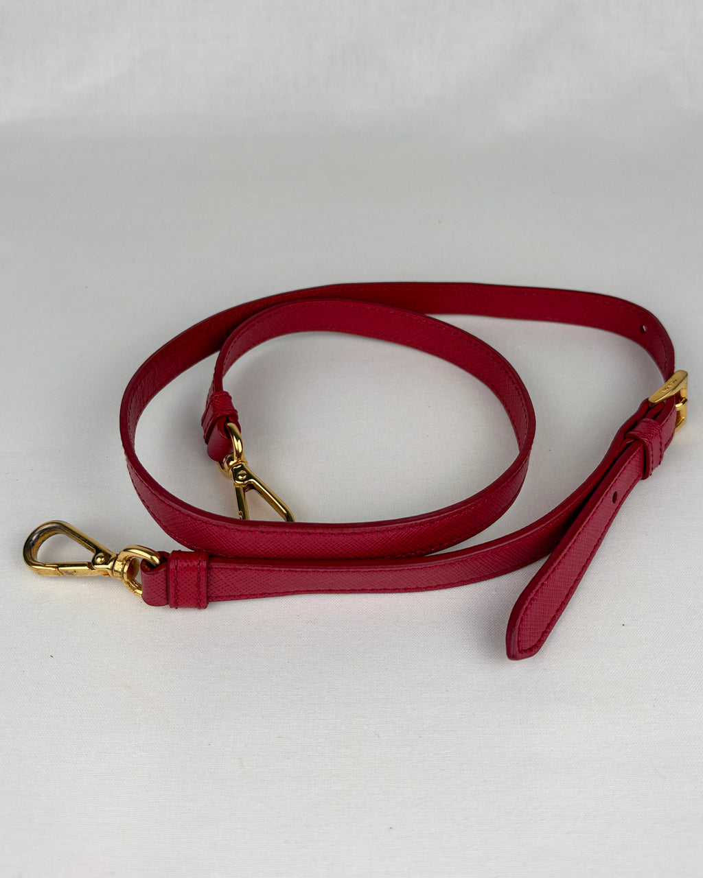 Prada Medium Double Galleria Saffiano Bag – Fuoco Red