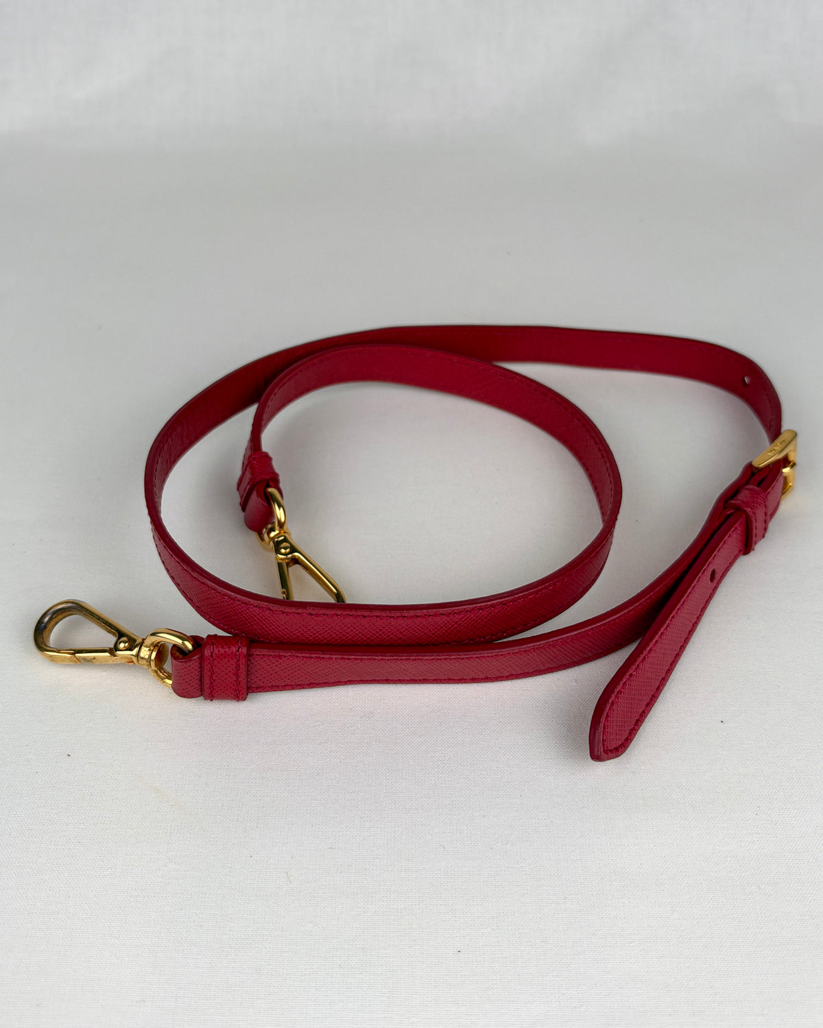 Prada Medium Double Galleria Saffiano Bag – Fuoco Red