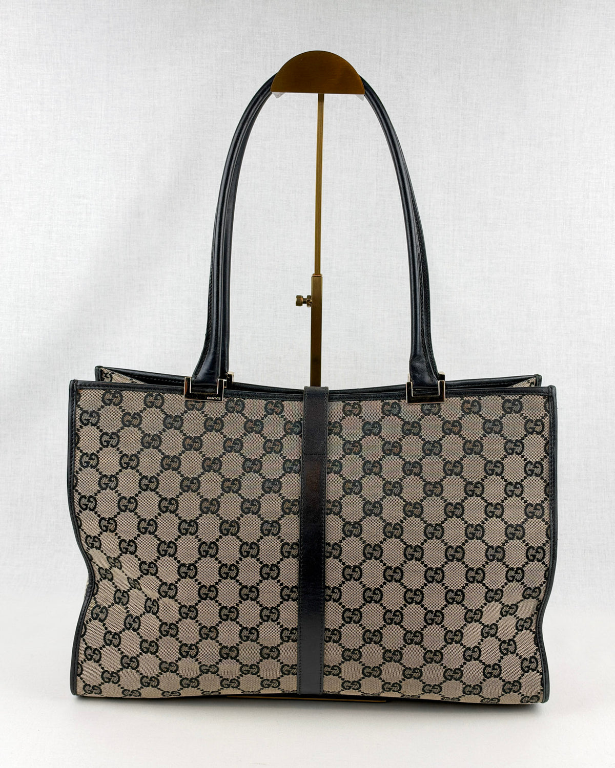 Gucci Jackie GG Canvas Handbag – Black
