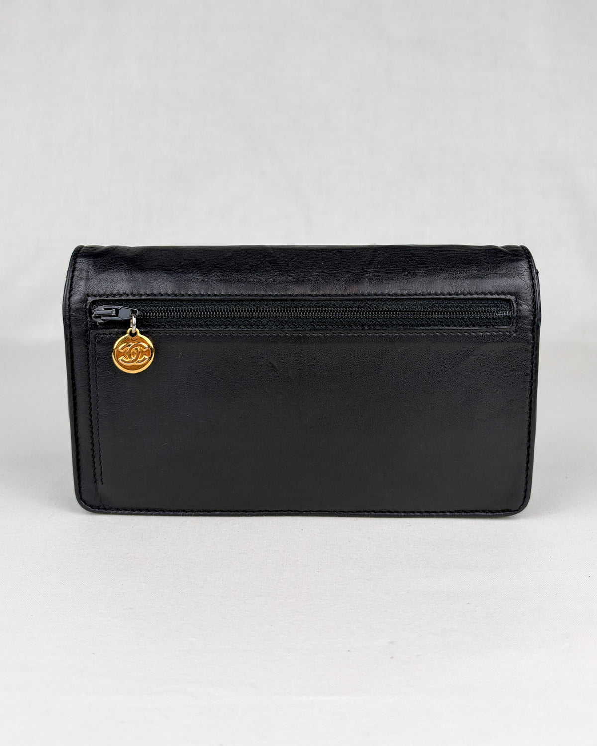 Chanel Vintage Series 3 Wallet on Chain Lambskin Bag – Black