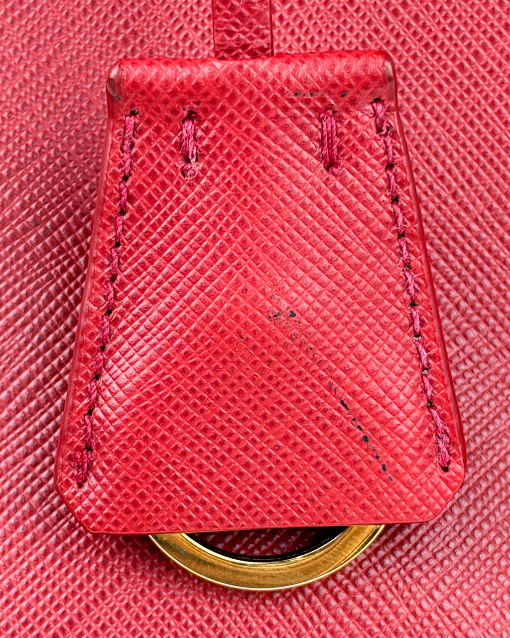 Prada Medium Double Galleria Saffiano Bag – Fuoco Red