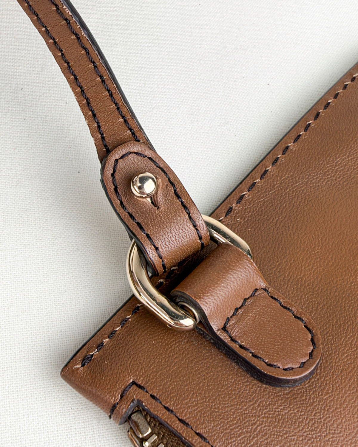 Gucci GG Canvas Craft Large Tote Bag – Brown