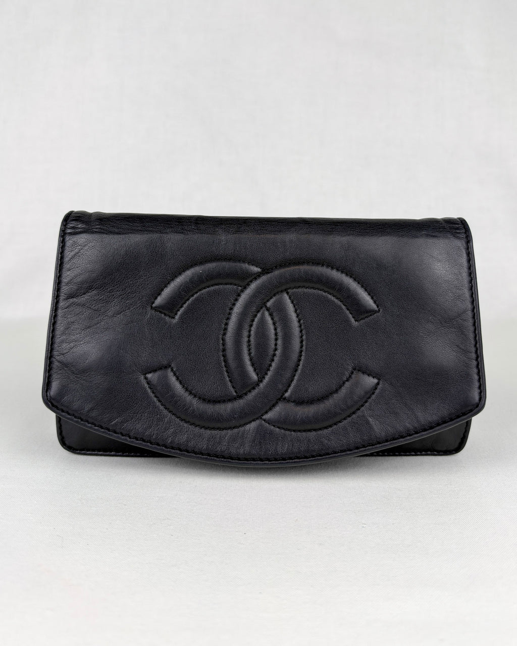 Chanel Vintage Series 3 Wallet on Chain Lambskin Bag – Black