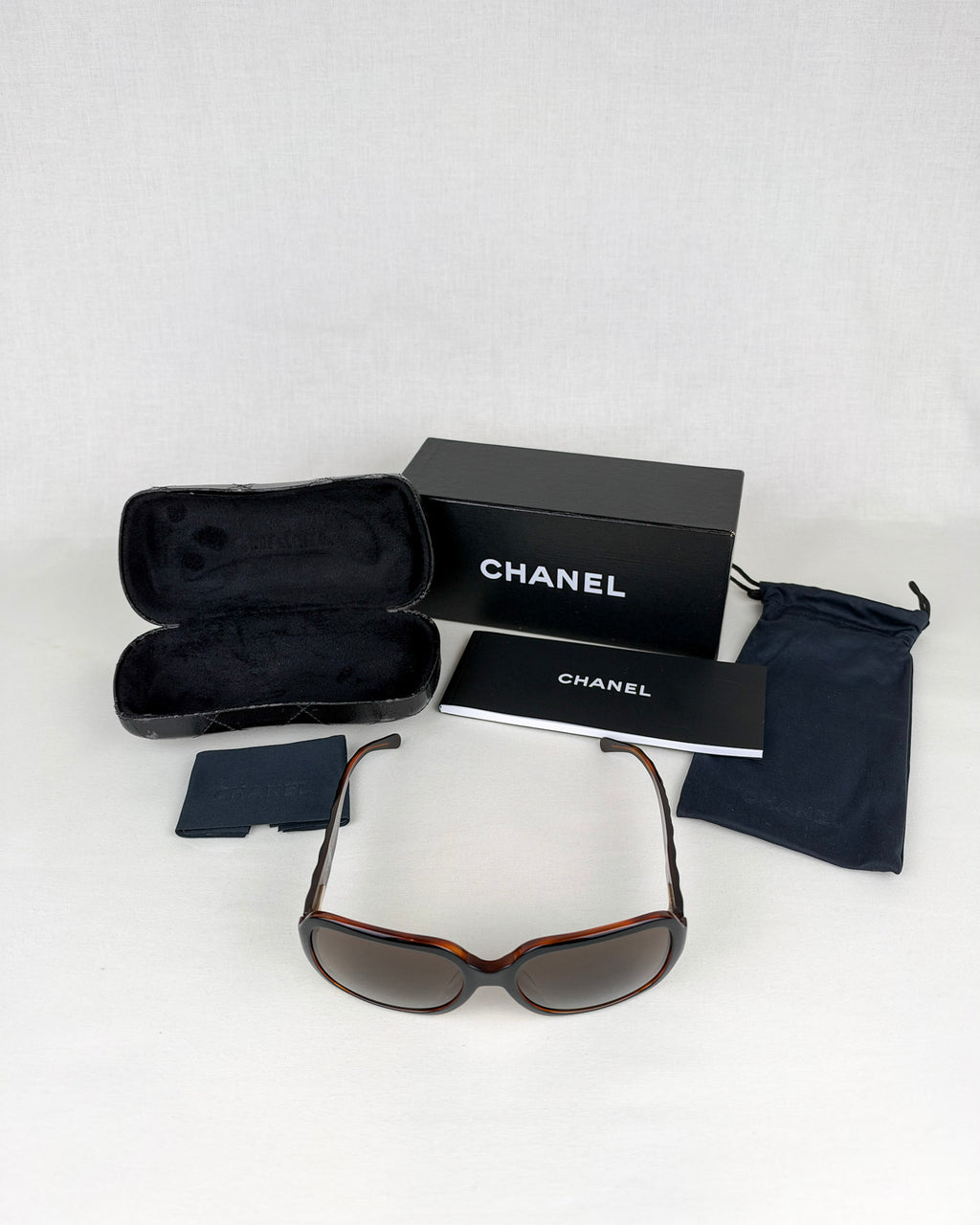 Chanel 5124-A Brown Matelasse Sunglasses