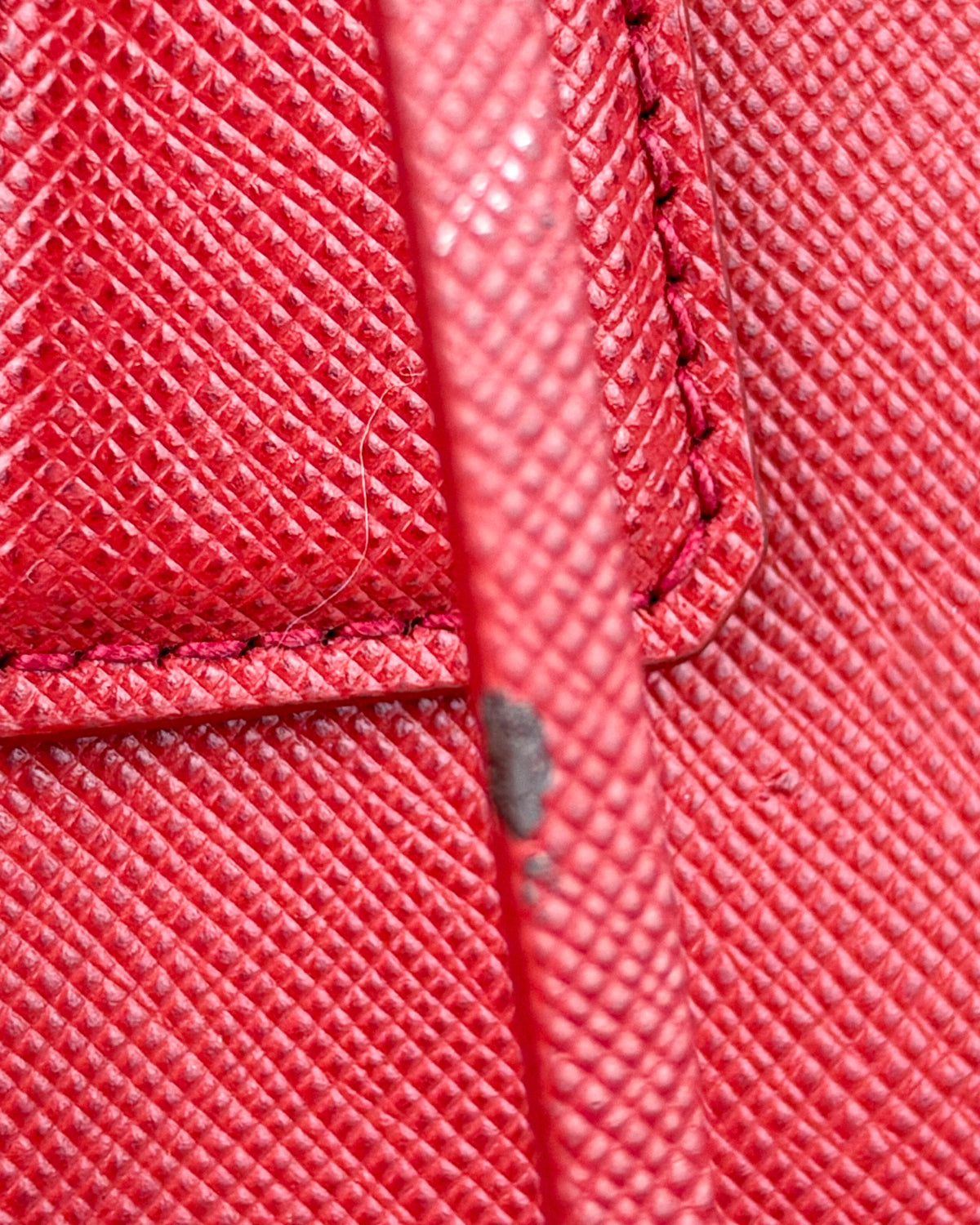 Prada Medium Double Galleria Saffiano Bag – Fuoco Red