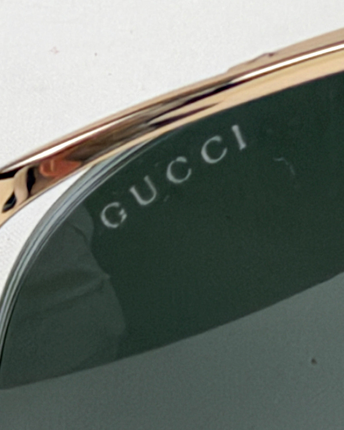 Gucci GG0595S Gold Metal Round Sunglasses