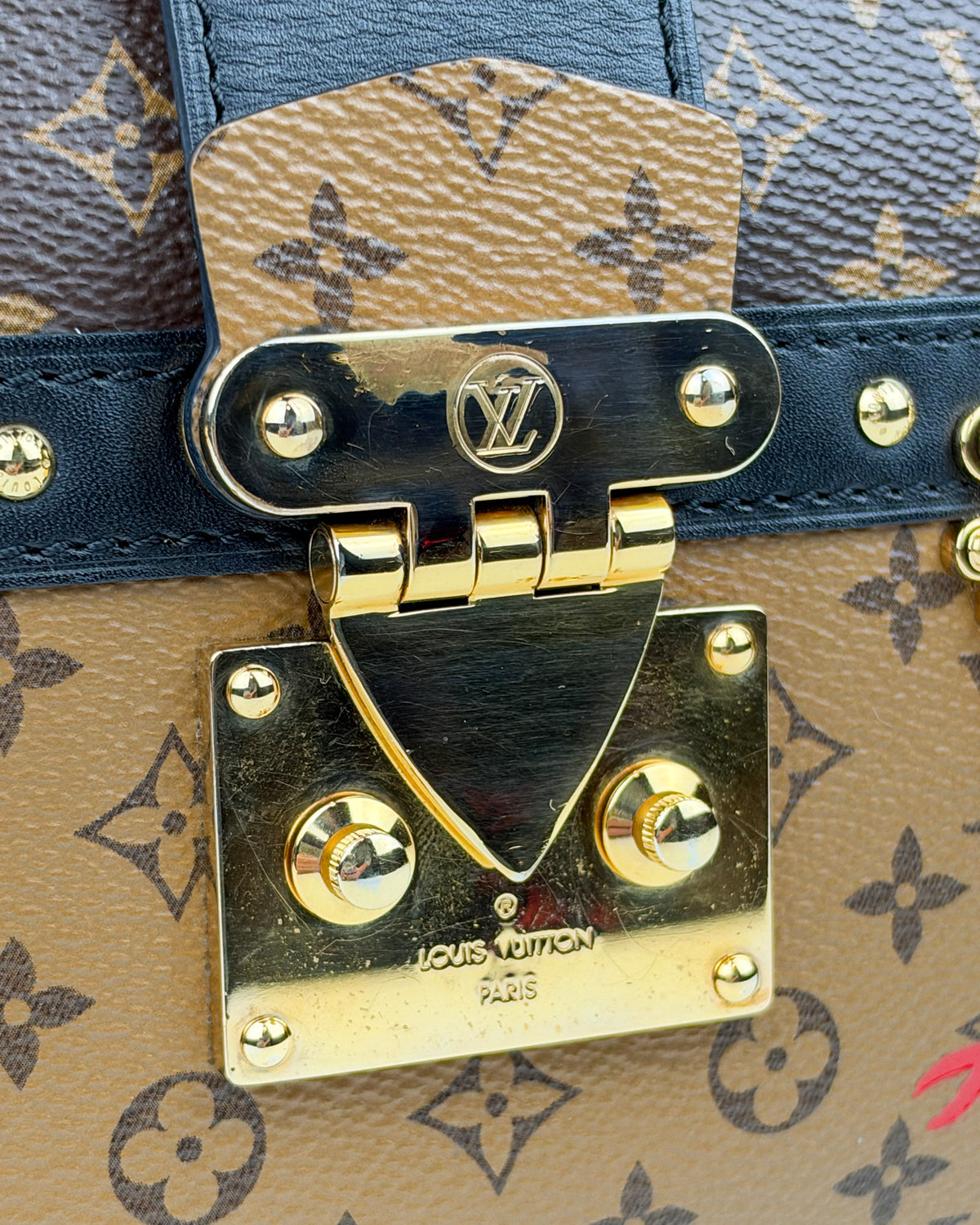 Louis Vuitton Trunk Clutch Reverse Monogram Canvas Crossbody Bag
