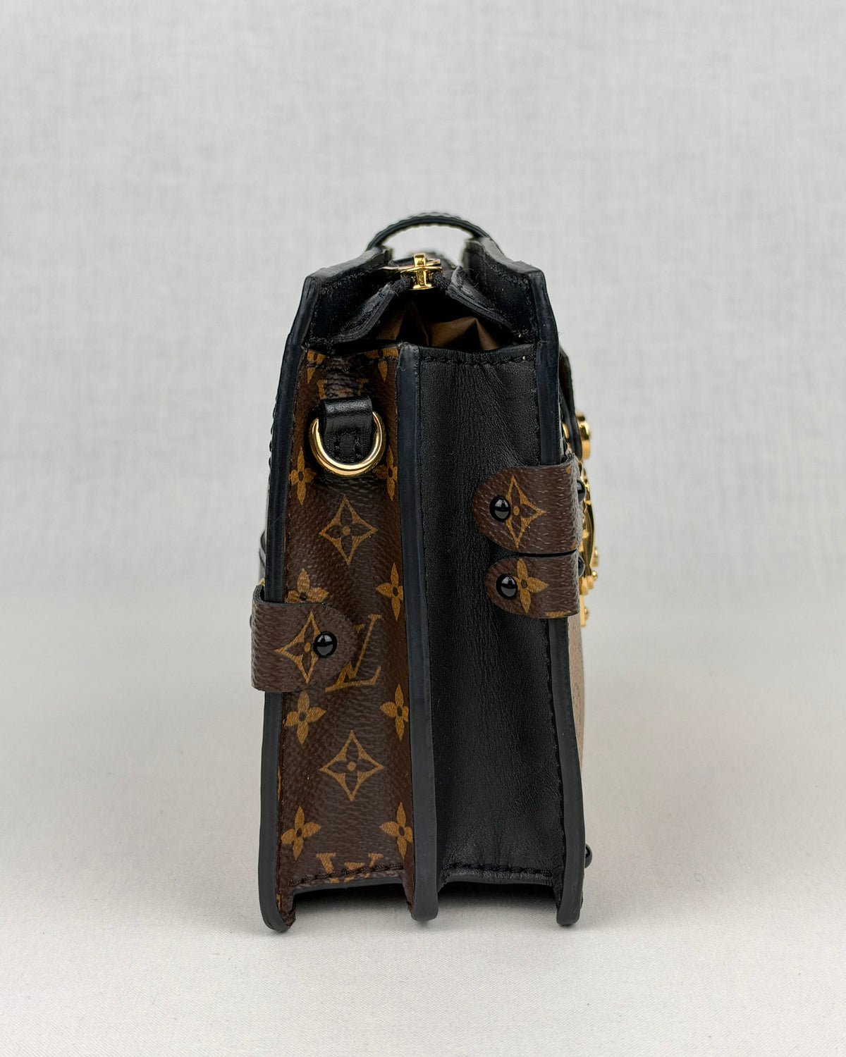 Louis Vuitton Trunk Clutch Reverse Monogram Canvas Crossbody Bag