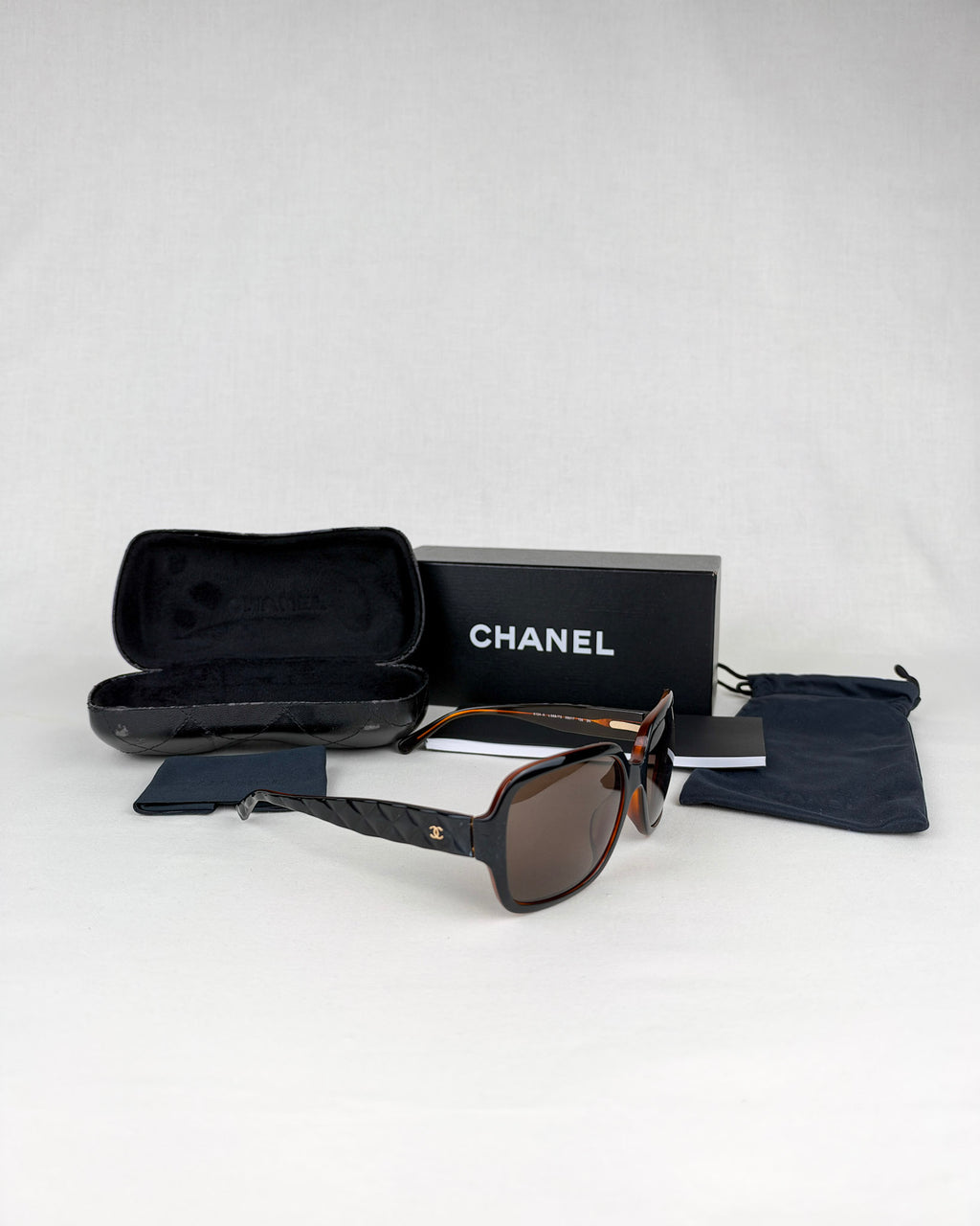 Chanel 5124-A Brown Matelasse Sunglasses