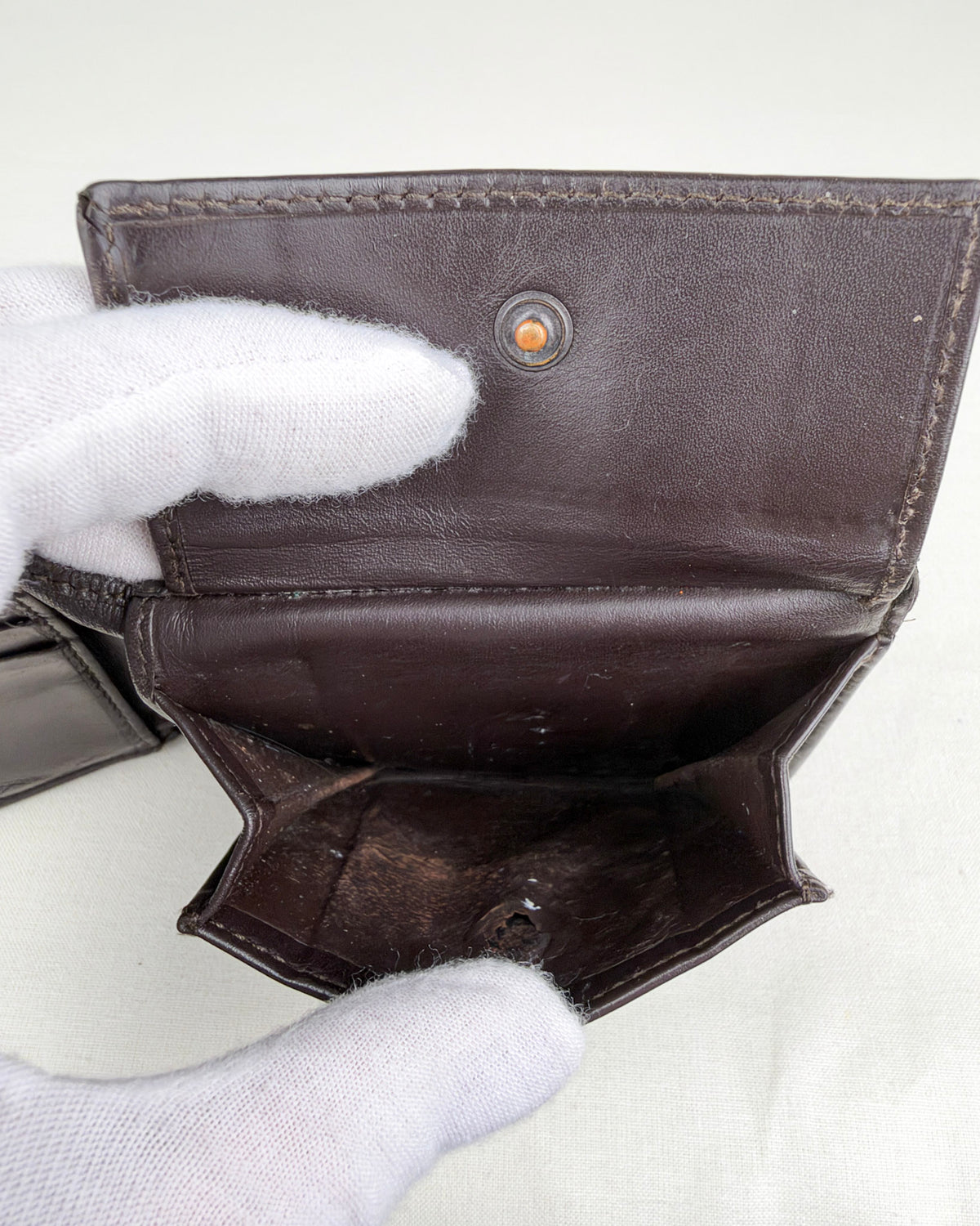 Bottega Veneta Intrecciato Bifold Black Leather Wallet