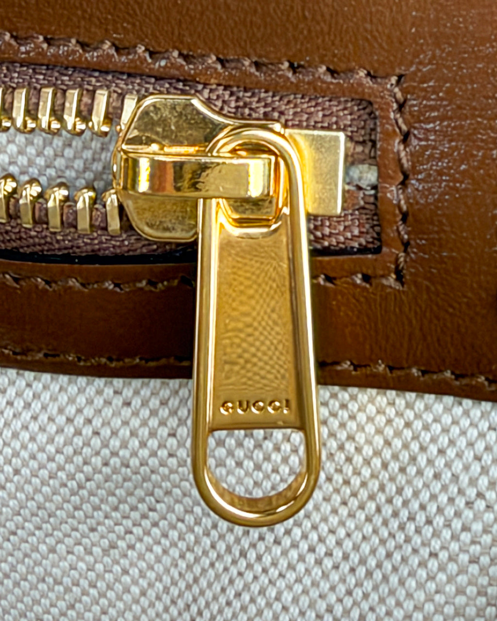 Gucci Horsebit 1955 Small GG Canvas Top Handle Bag – Brown