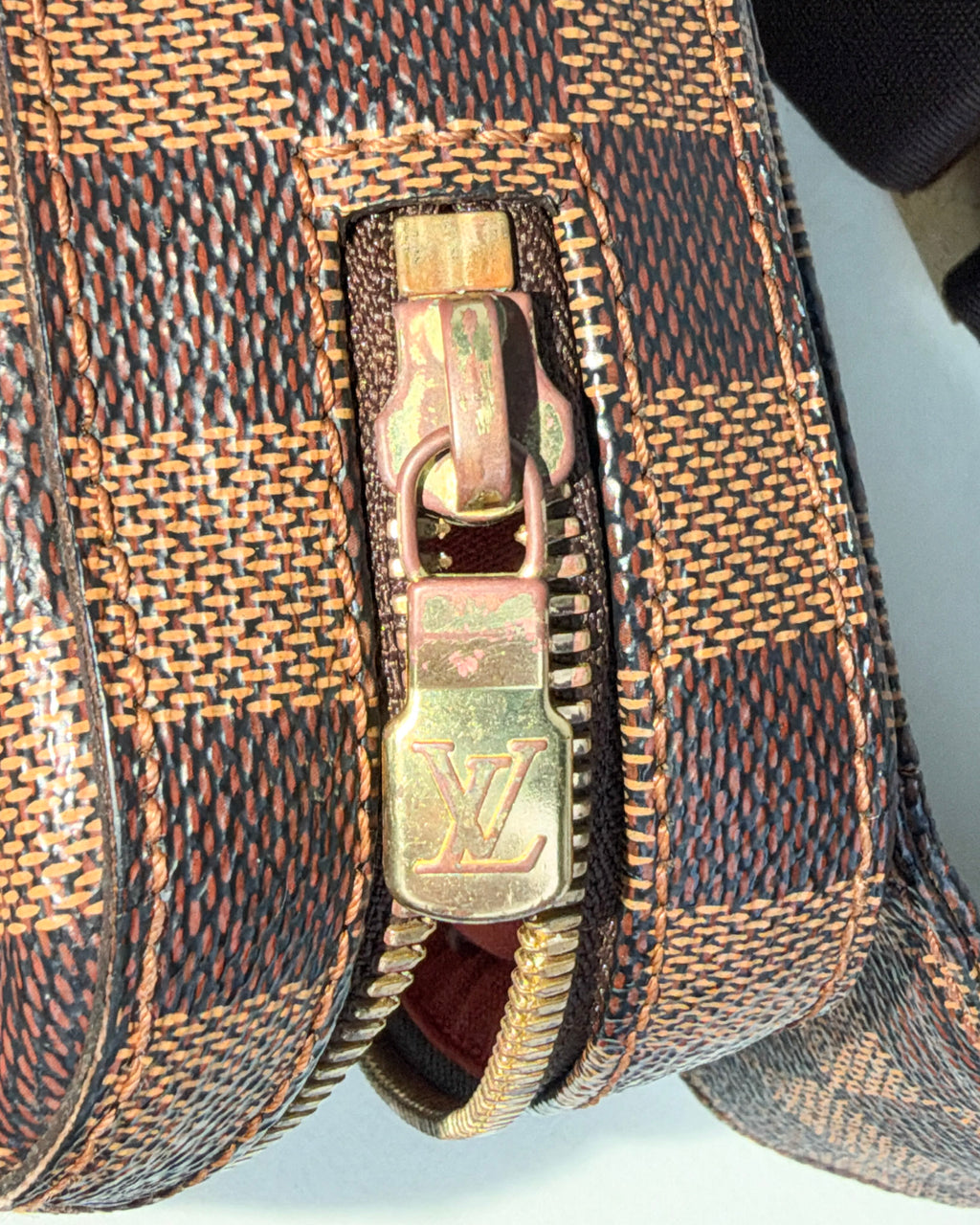 Louis Vuitton Geronimos Damier Ebene Canvas Sling Bag