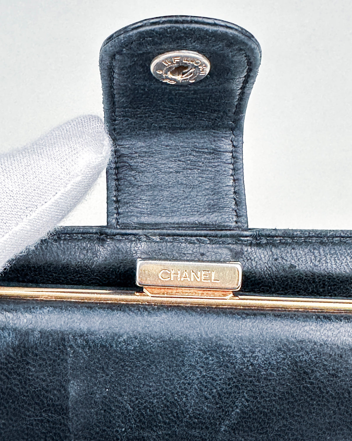 Chanel CC Black Caviar Wallet