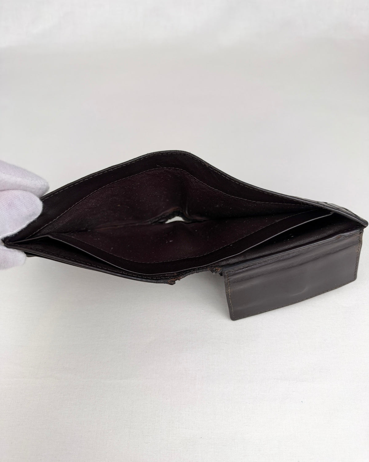 Bottega Veneta Intrecciato Bifold Black Leather Wallet
