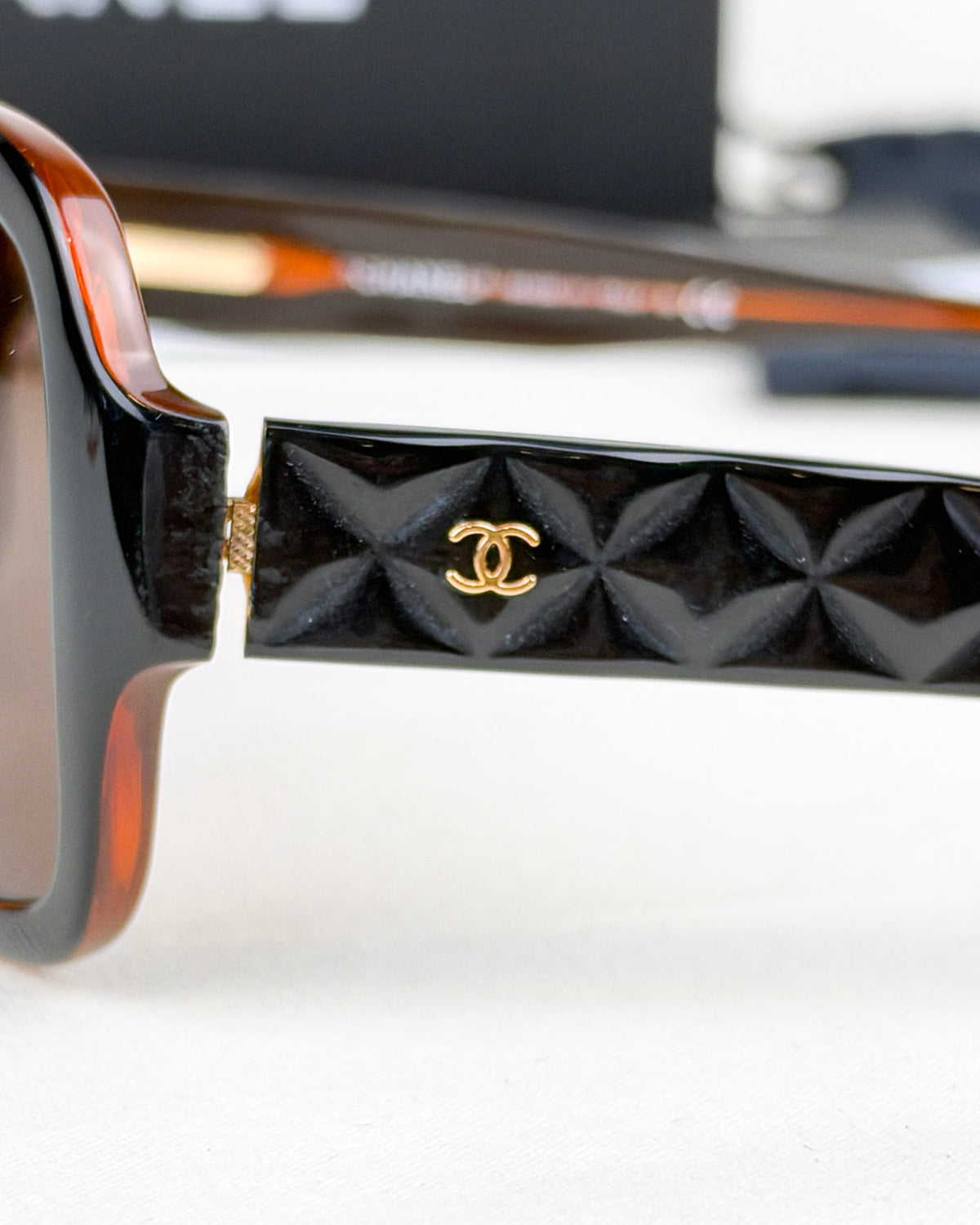 Chanel 5124-A Brown Matelasse Sunglasses
