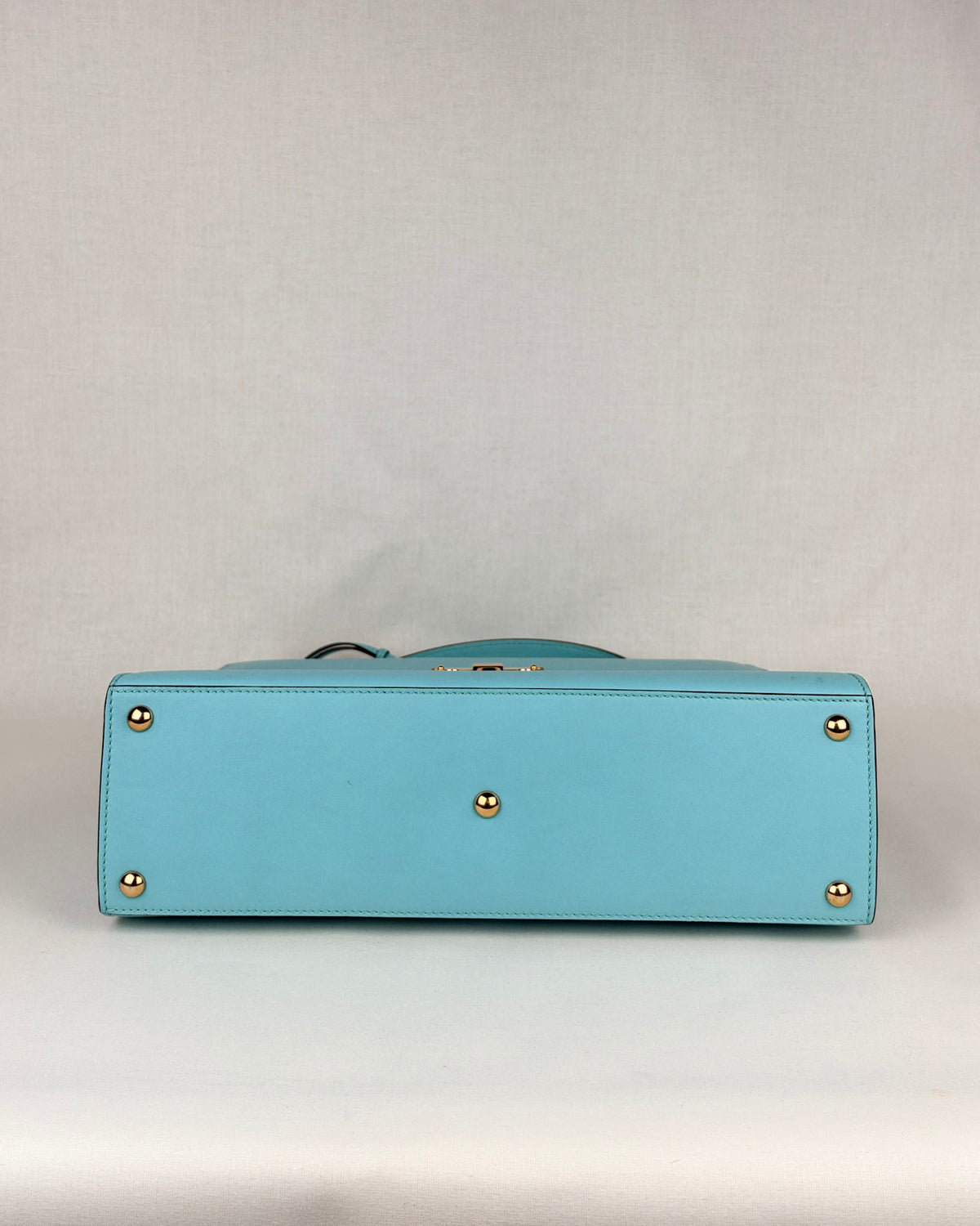 Gucci Padlock Medium Leather Top Handle Bag – Teal Blue