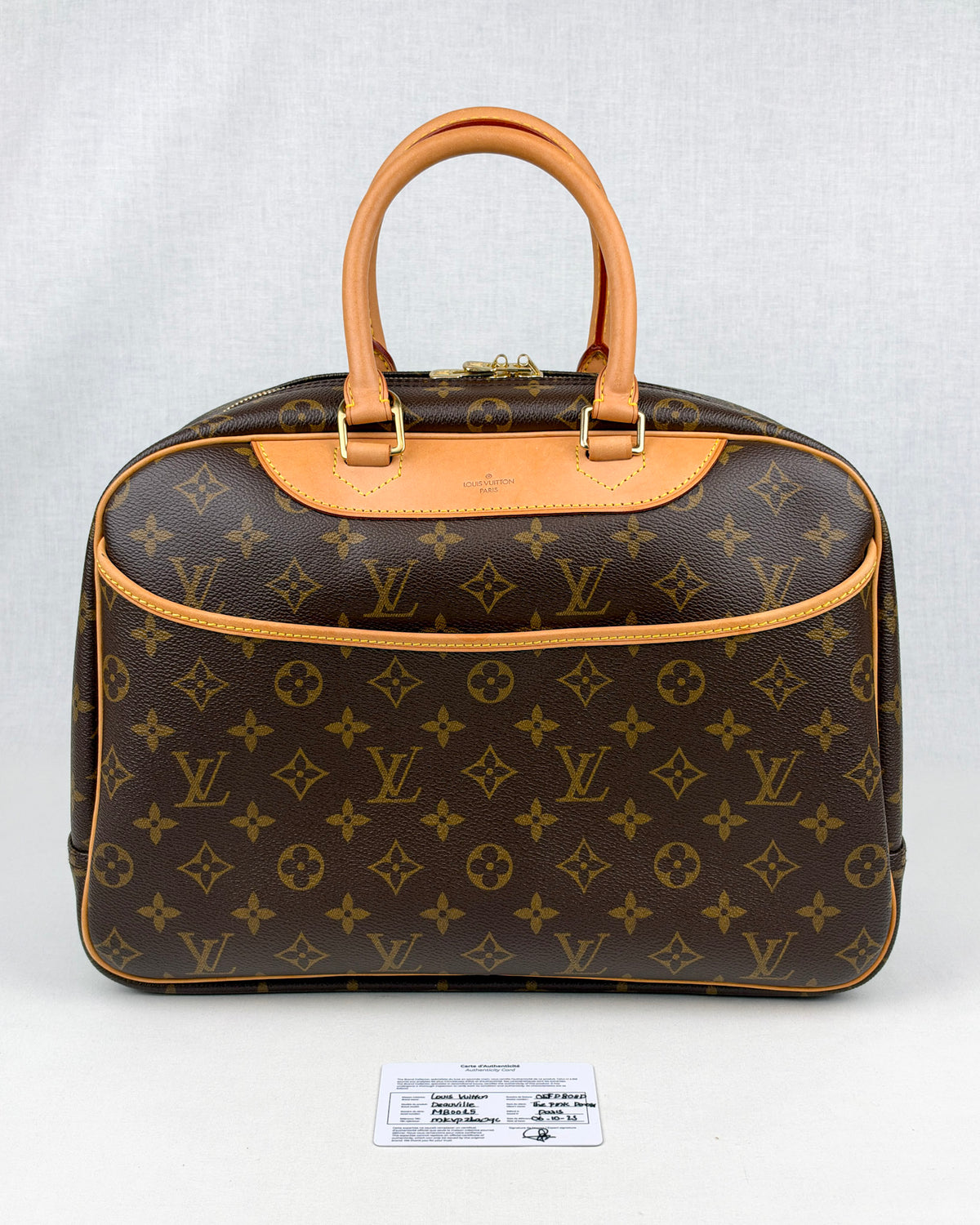 Louis Vuitton Deauville Monogram Canvas Handbag
