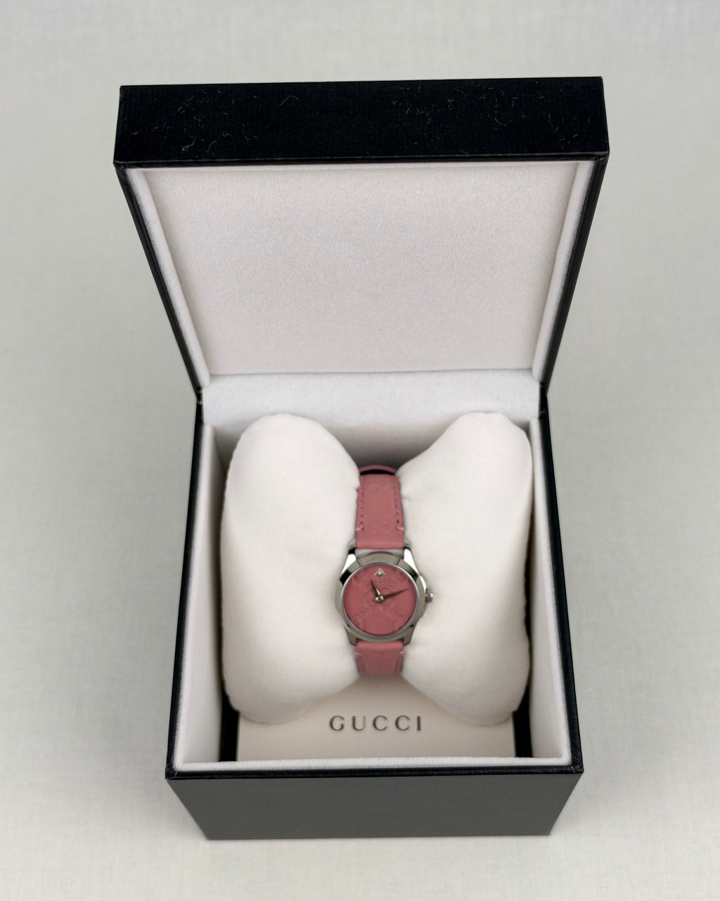 Gucci G-Timeless YA126578 Quartz Watch – Pink Dial