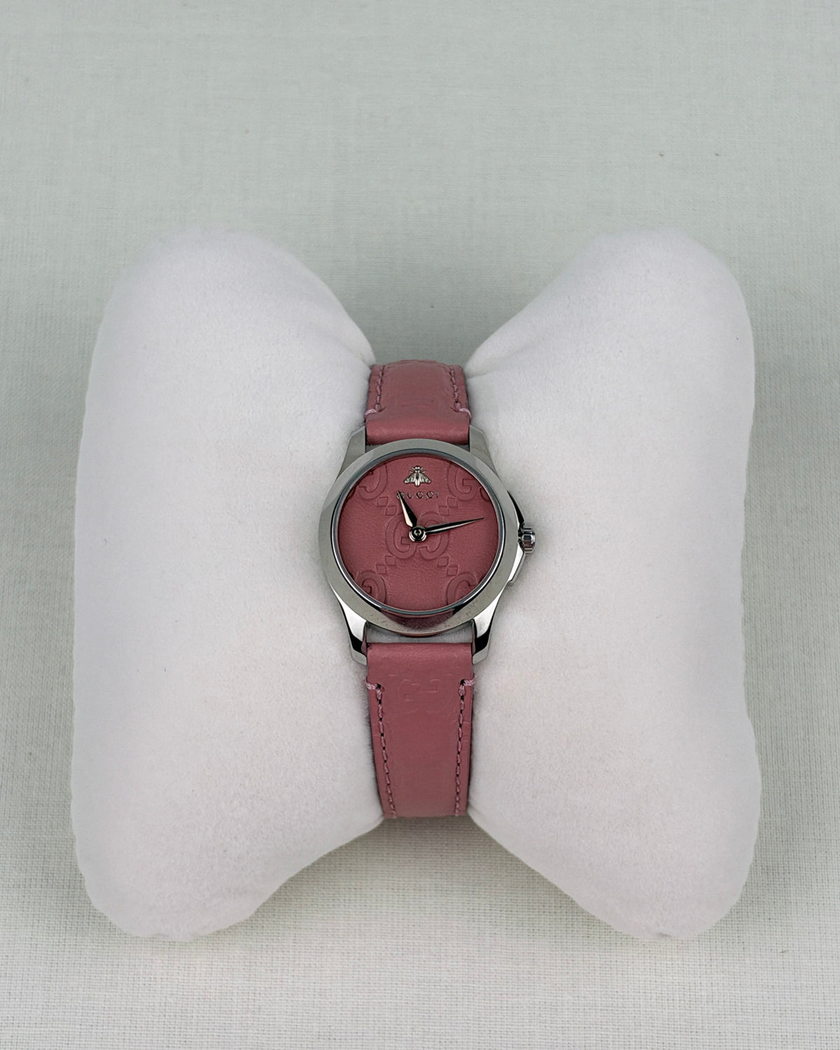 Gucci G-Timeless YA126578 Quartz Watch – Pink Dial
