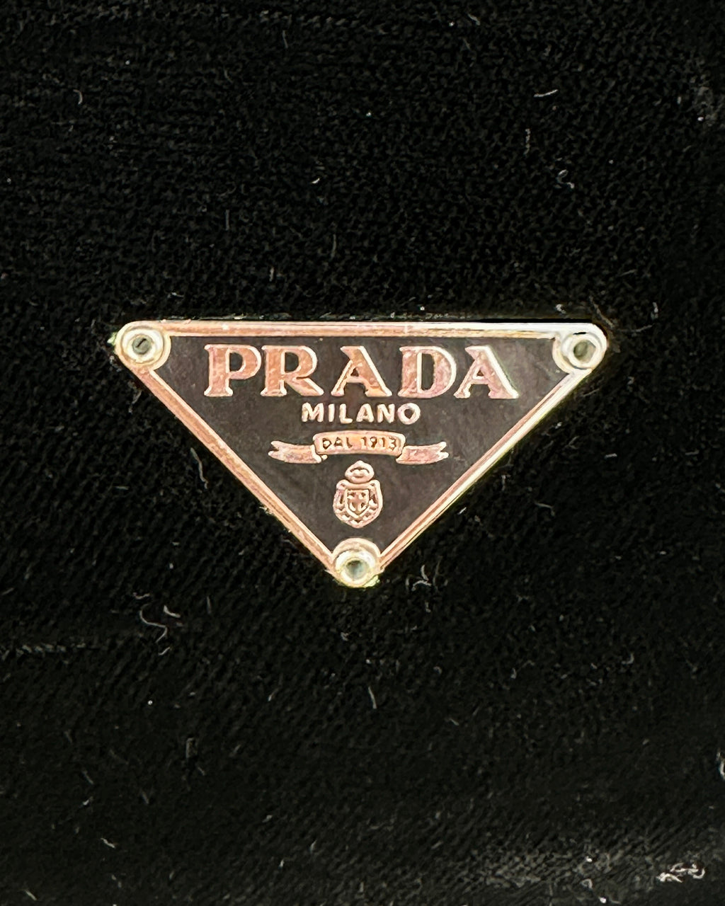 Prada Velluto Velvet Cosmetic Pouch – Black