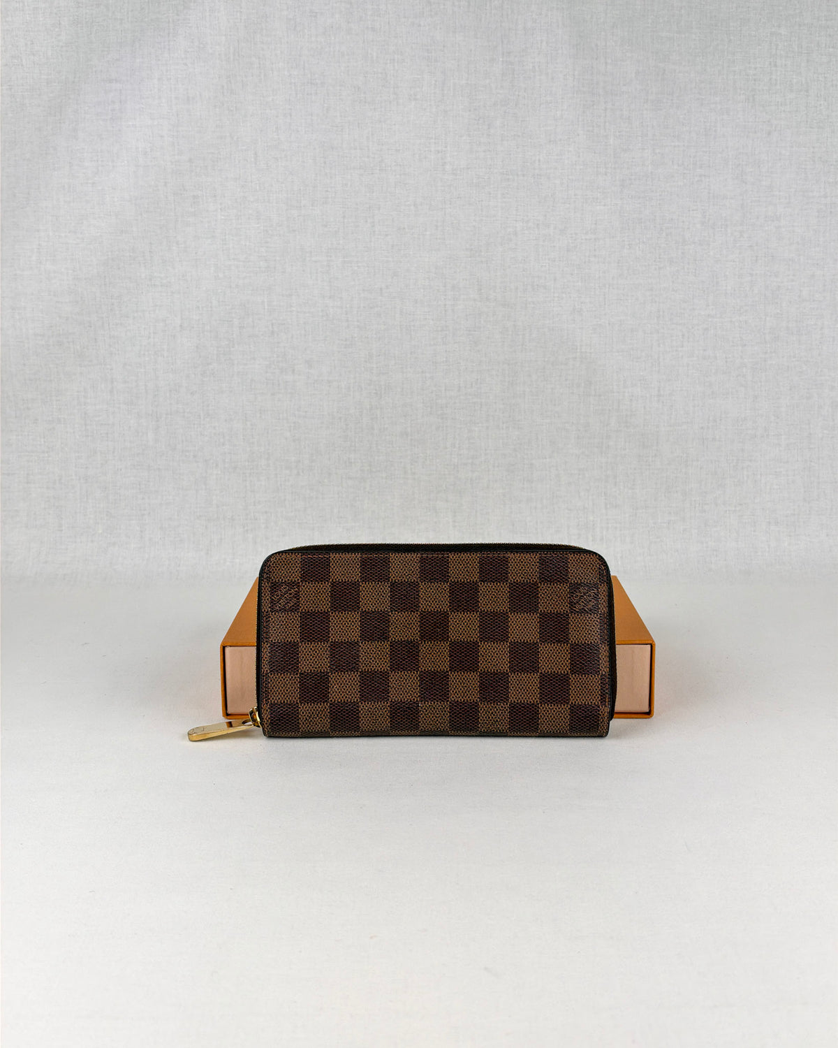 Louis Vuitton Zippy Wallet Damier Ebene Canvas – Rose