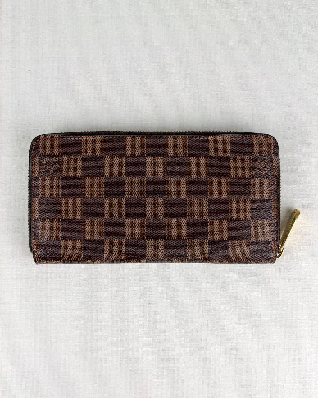 Louis Vuitton Zippy Wallet Damier Ebene Canvas – Rose