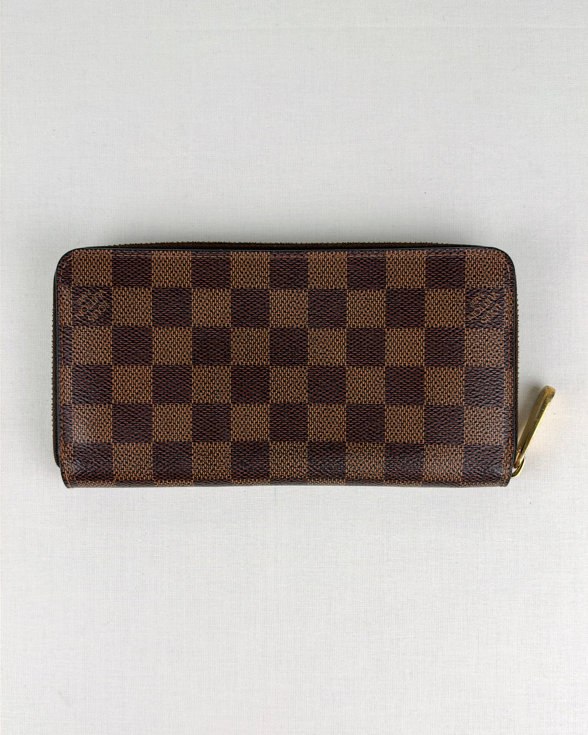 Louis Vuitton Zippy Wallet Damier Ebene Canvas – Rose