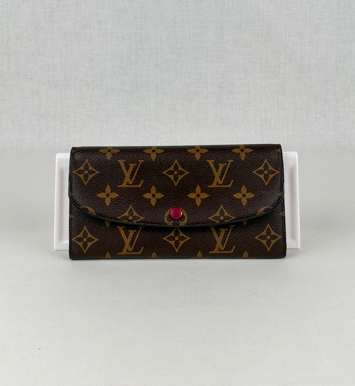 Louis Vuitton Emilie Wallet Monogram Canvas - Fushia interior