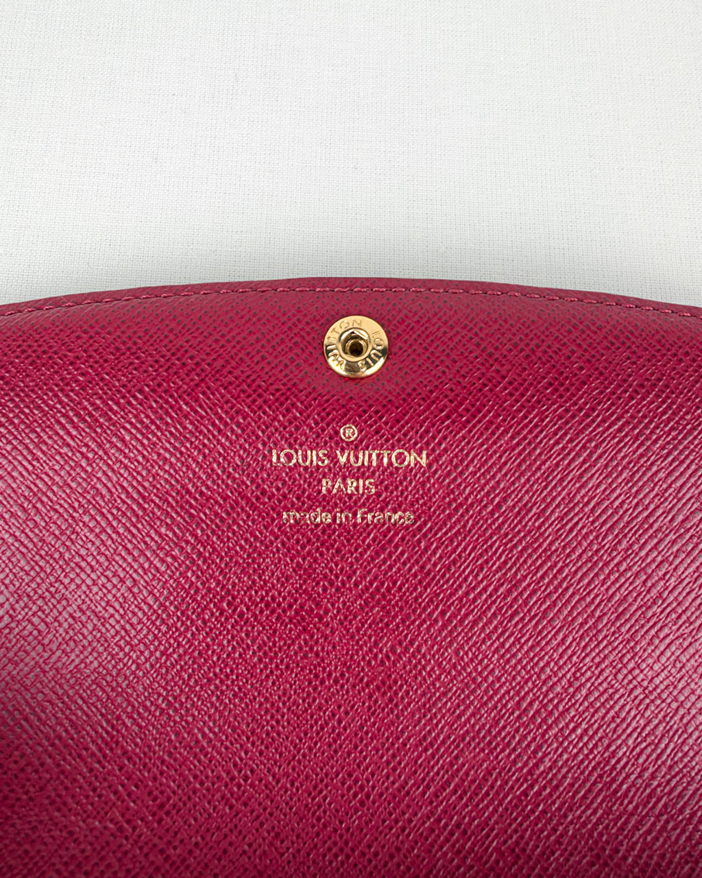 Louis Vuitton Emilie Wallet Monogram Canvas - Fushia interior