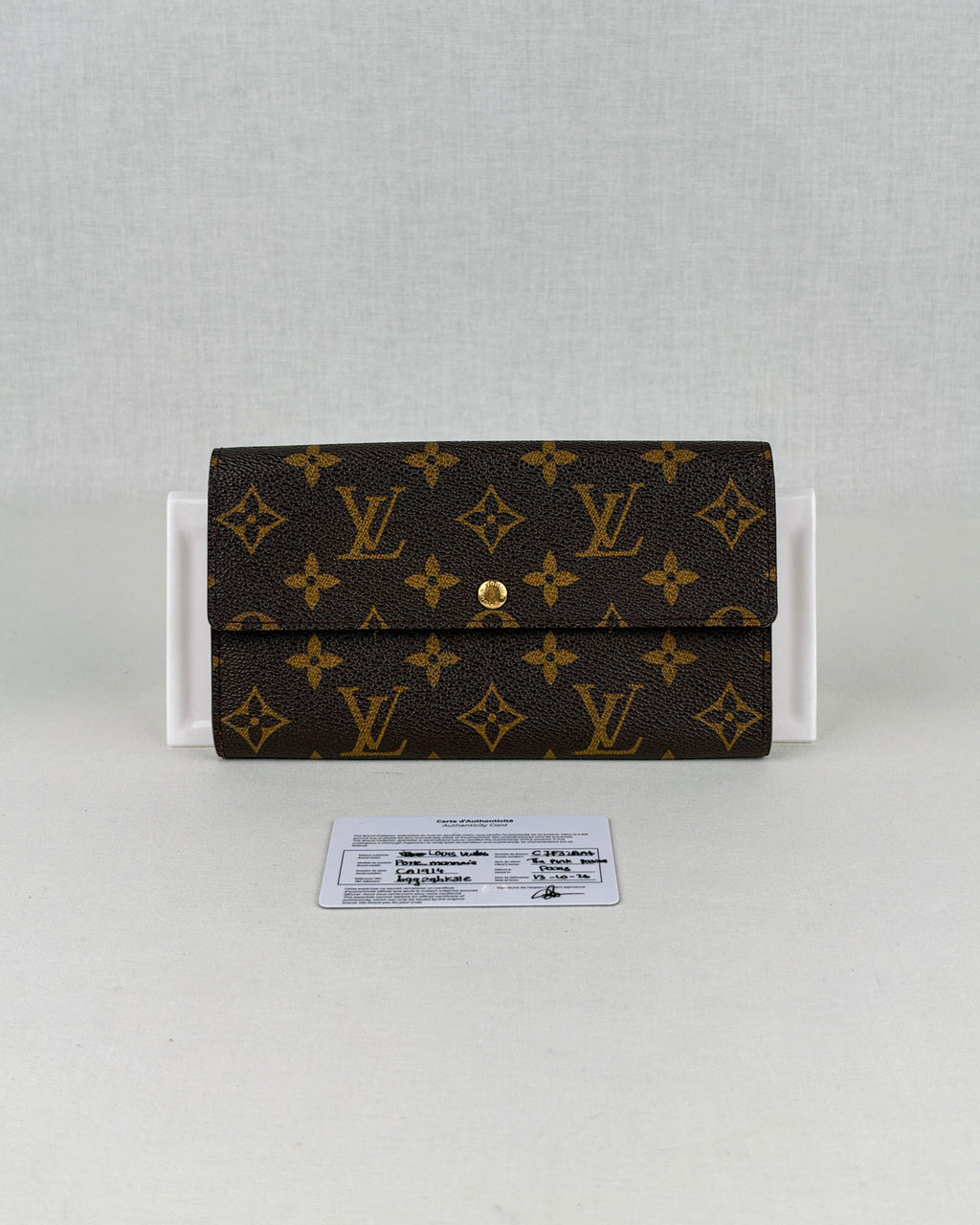 Louis Vuitton Porte-Monnaie Crédit Monogram Canvas Wallet