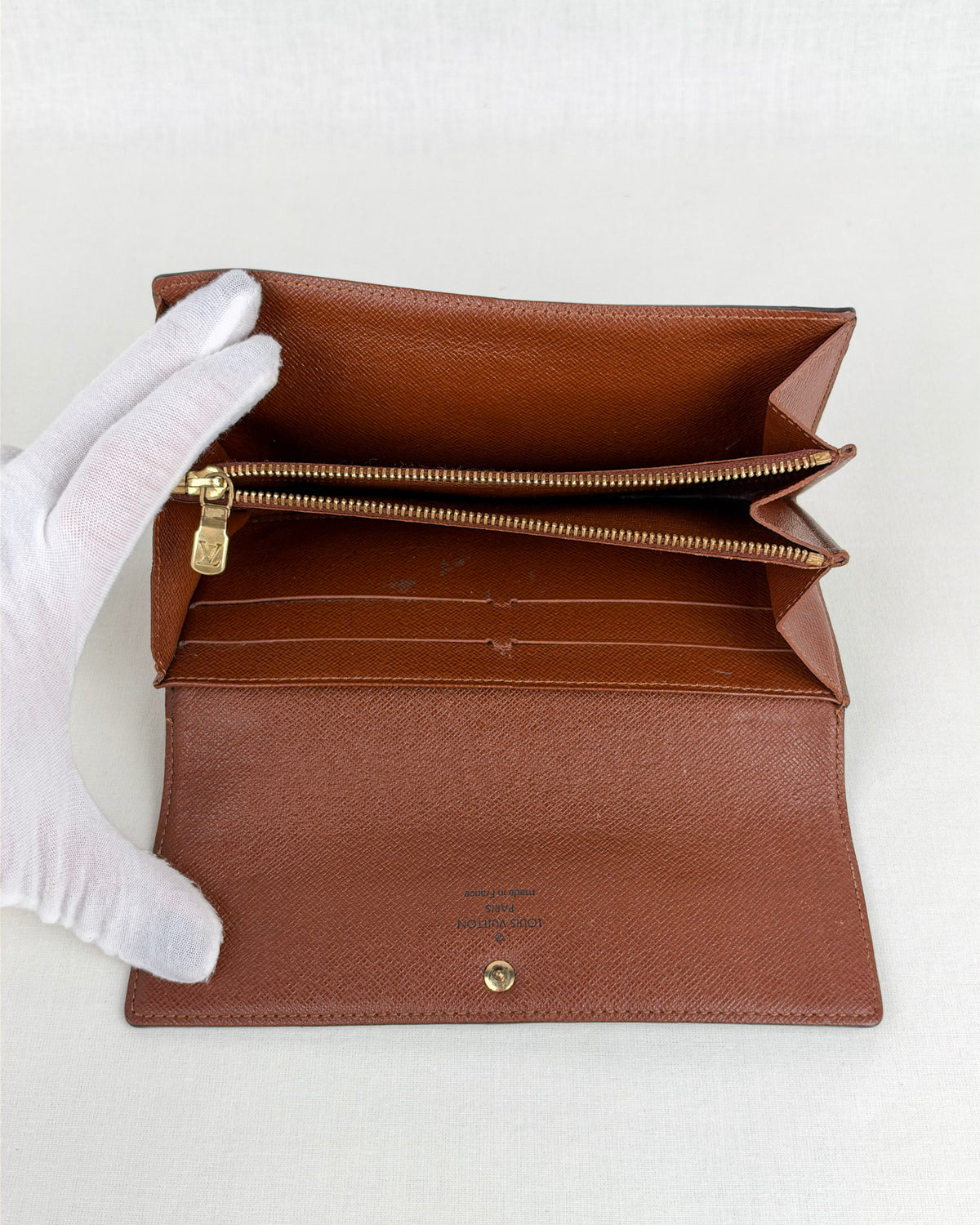 Louis Vuitton Porte-Monnaie Crédit Monogram Canvas Long Wallet