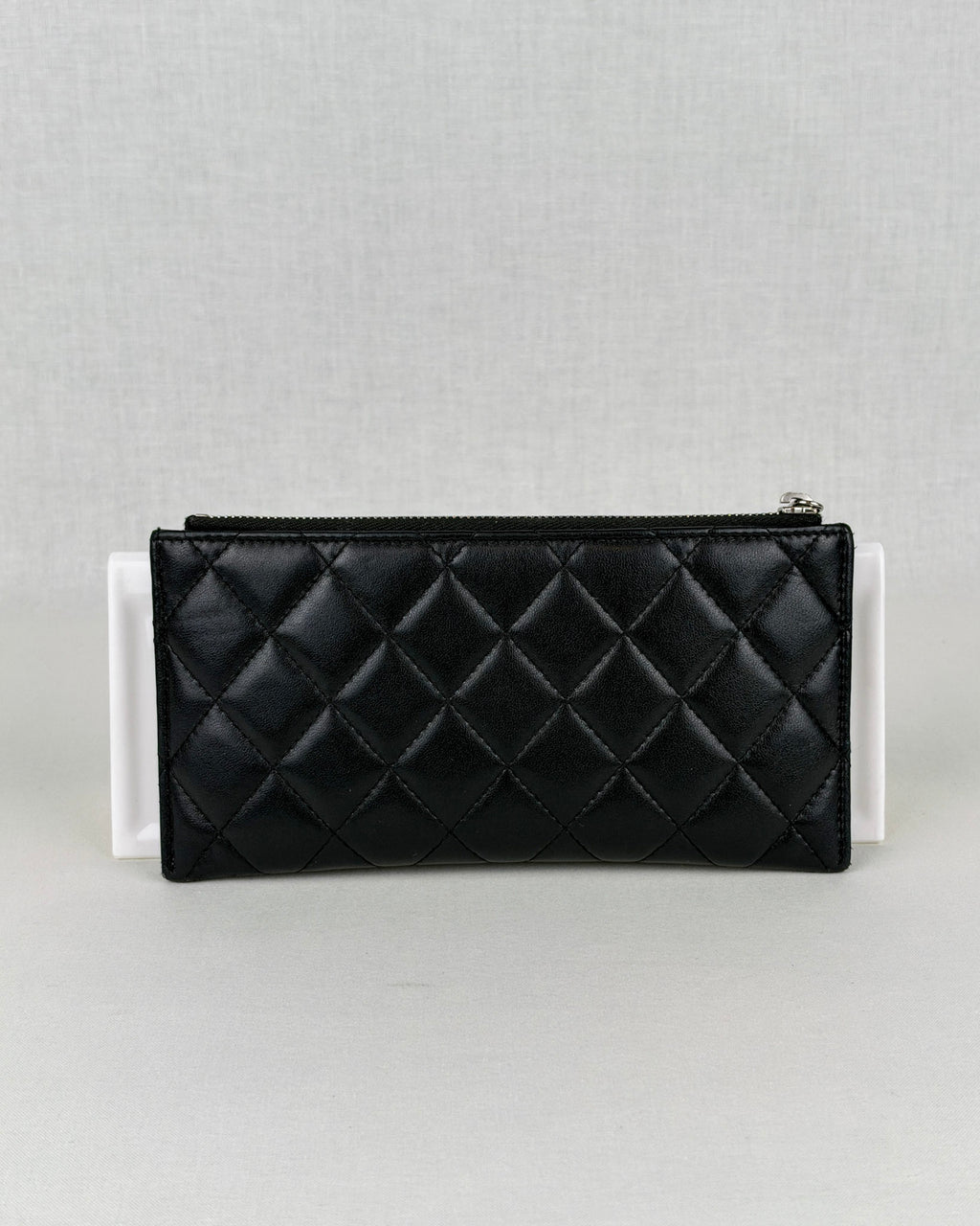 Chanel Matelassé Long Wallet - Black