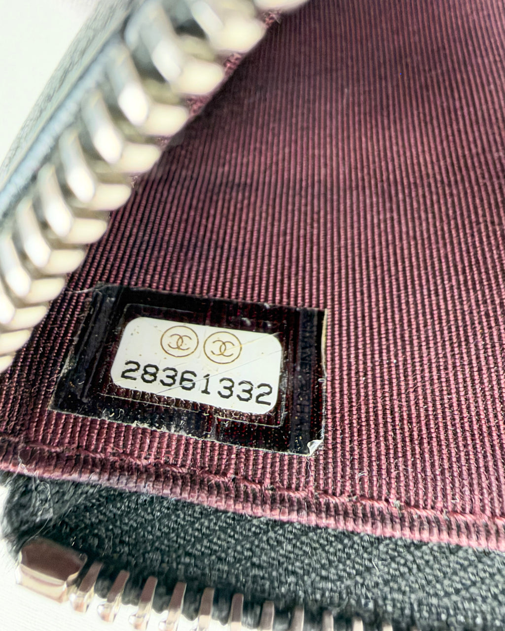 Chanel Matelassé Long Wallet - Black