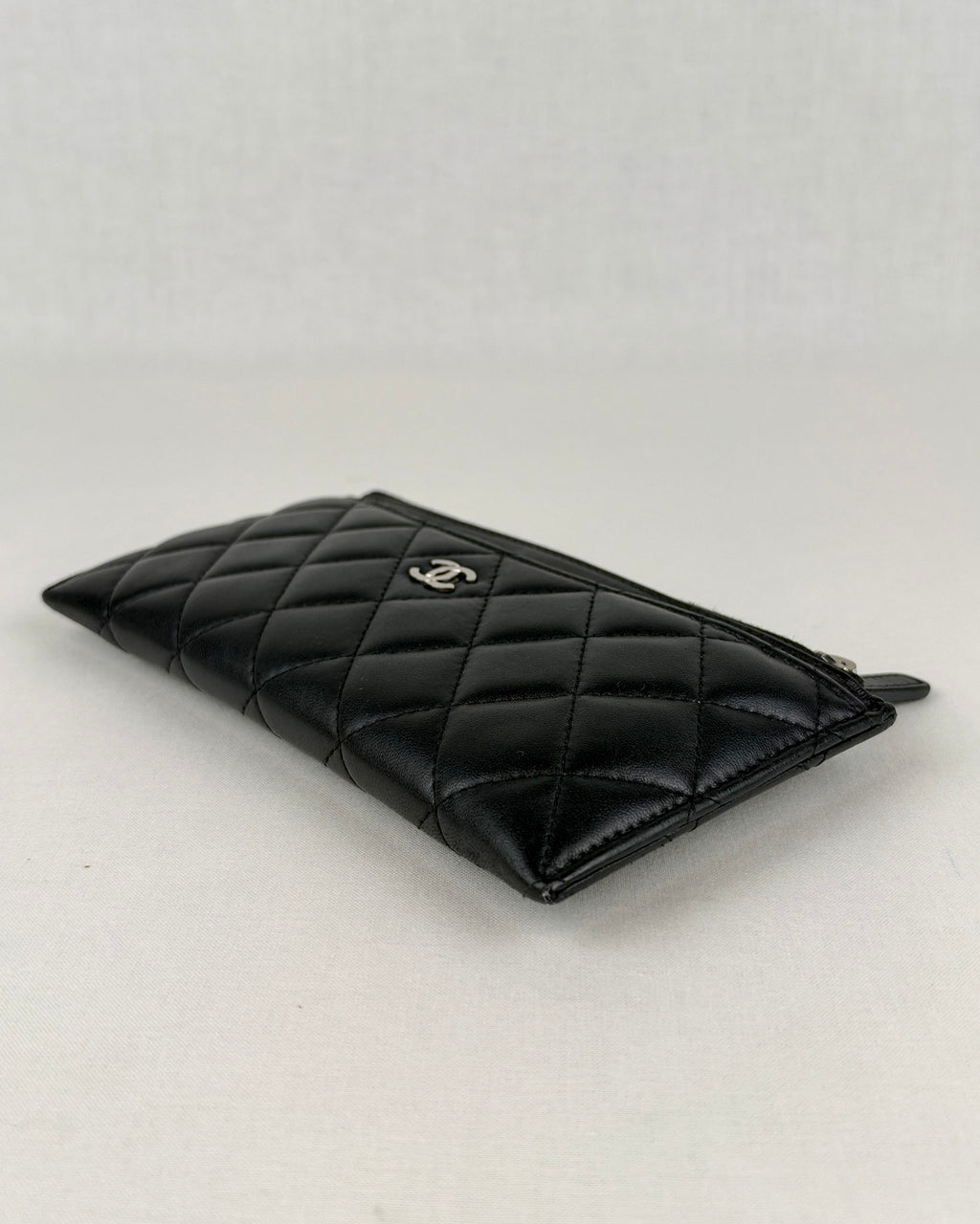 Chanel Matelassé Long Wallet - Black